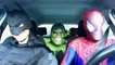 Superheroes Dancing in a Car_ Spiderman, Batman & Hulk Funny Movie in Real Life