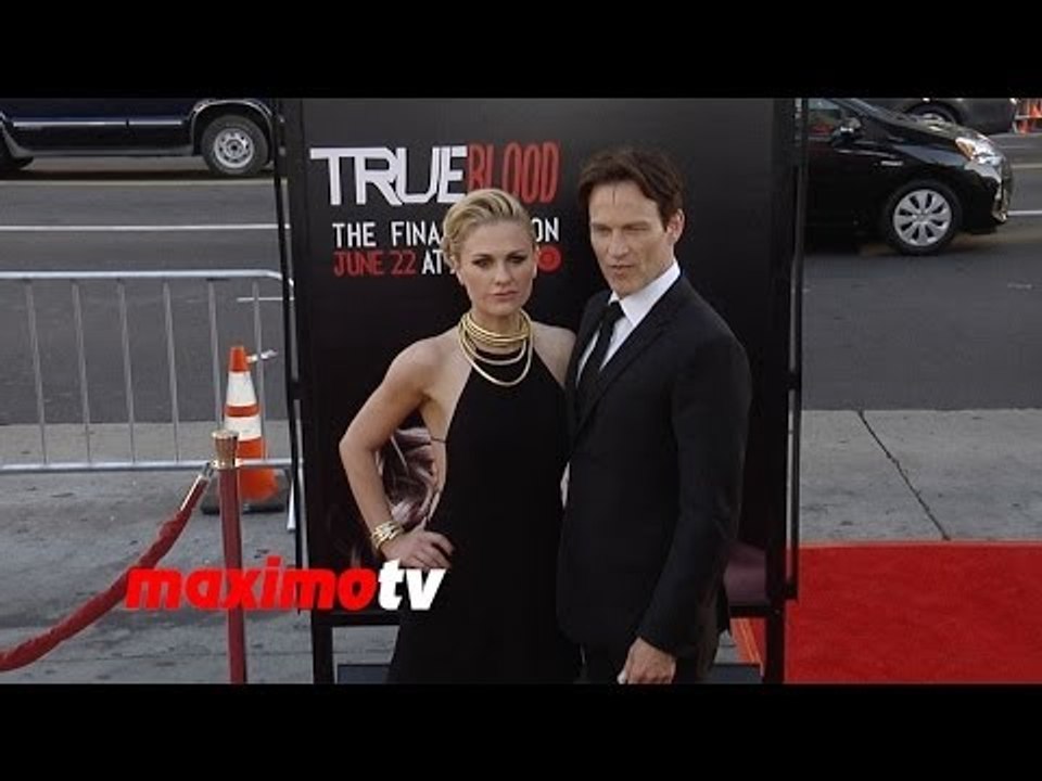 "True Blood" Final Season PREMIERE Red Carpet Anna Paquin, Stephen Moyer, Sam Trammell