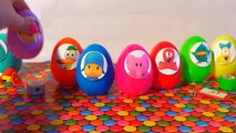 Surprise eggs unboxing toys Pocoyo and fr45345s huevos sorpresa con ju