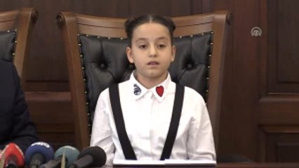 Milli Eğitim Bakanı Yılmaz Çocukları Kabul Etti (2)