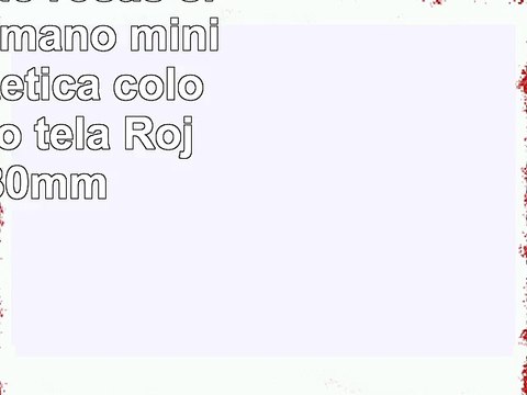 Capullos de rosas sintéticas tamaño mini seda sintética color rojo vino tela Rojo 2530mm