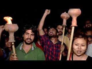 Download Video: JNU Row: Students protest punishment awarded to Kanhaiya kumar and others