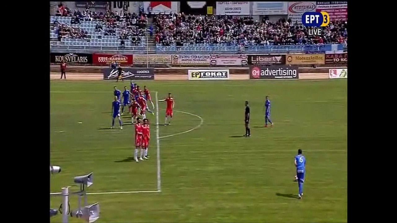 Goal Is Given With 5 Players In Offside Position In Second Greek League!