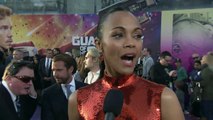 'Guardians of the Galaxy Vol. 2' Premiere: Zoe Saldana Stuns
