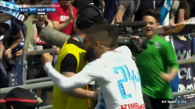 Dries Mertens Goal Sassuolo 0-1 Napoli