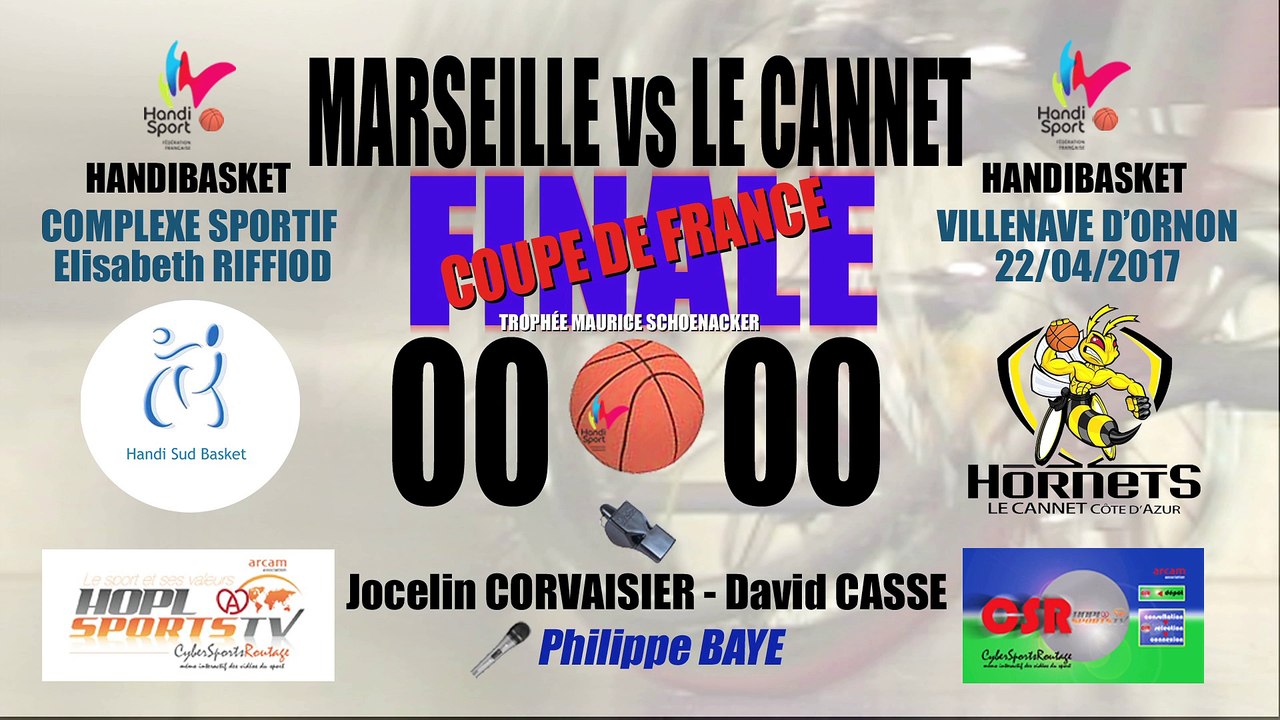 HANDIBASKET FINALE MARSEILLE vs LE CANNET