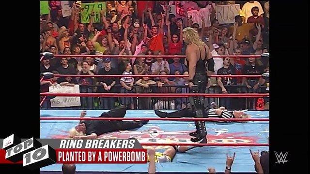 Superstars who broke the ring- WWE Top 10