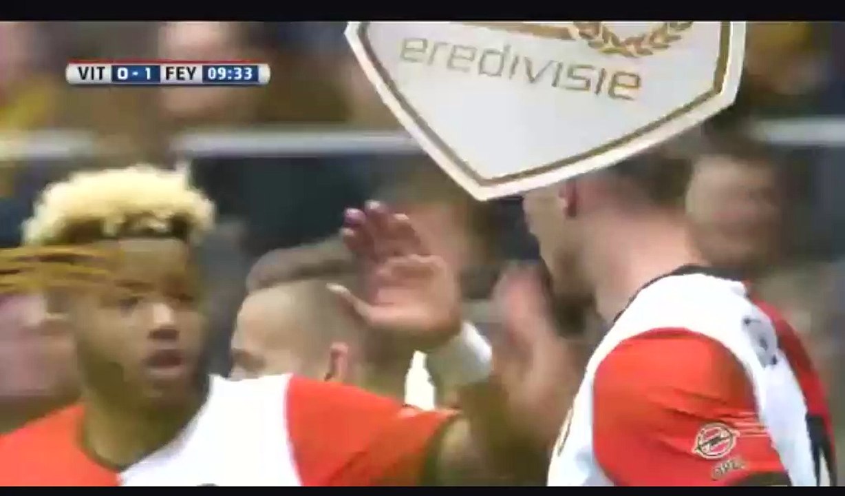 Nicolai Jorgensen Goal HD - Vitesse 0-1 Feyenoord - 23.04.2017