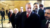 Cumhurbaşkanı Erdoğan, TBMM Özel Oturumuna Girişinde Gazetecilerin Sorularını Yanıtladı
