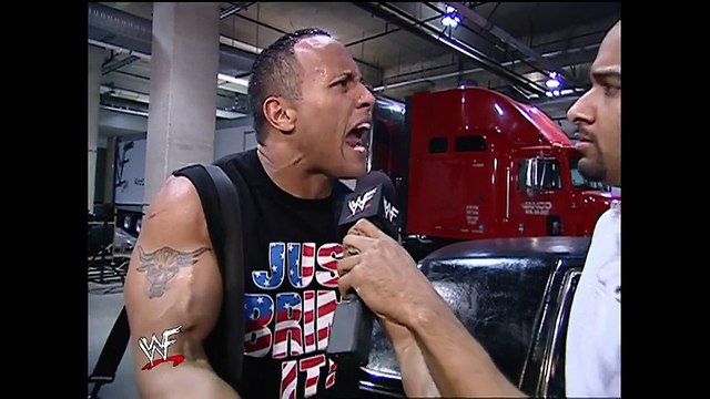 The Undertaker Tombstones The Rock onto a limo- SmackDown, Feb. 7, 2002