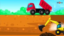 The Red Dump Truck, Crator - Diggers and Bu