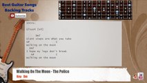 Walking On The Moon - The Police Guitar Backing Track with chords and lyrics
