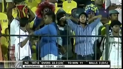 20 of last over - highest last over chase in cricket by Mcculum - Dhoni style finish.