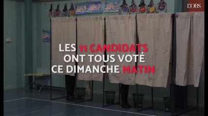 Les onze candidats ont voté