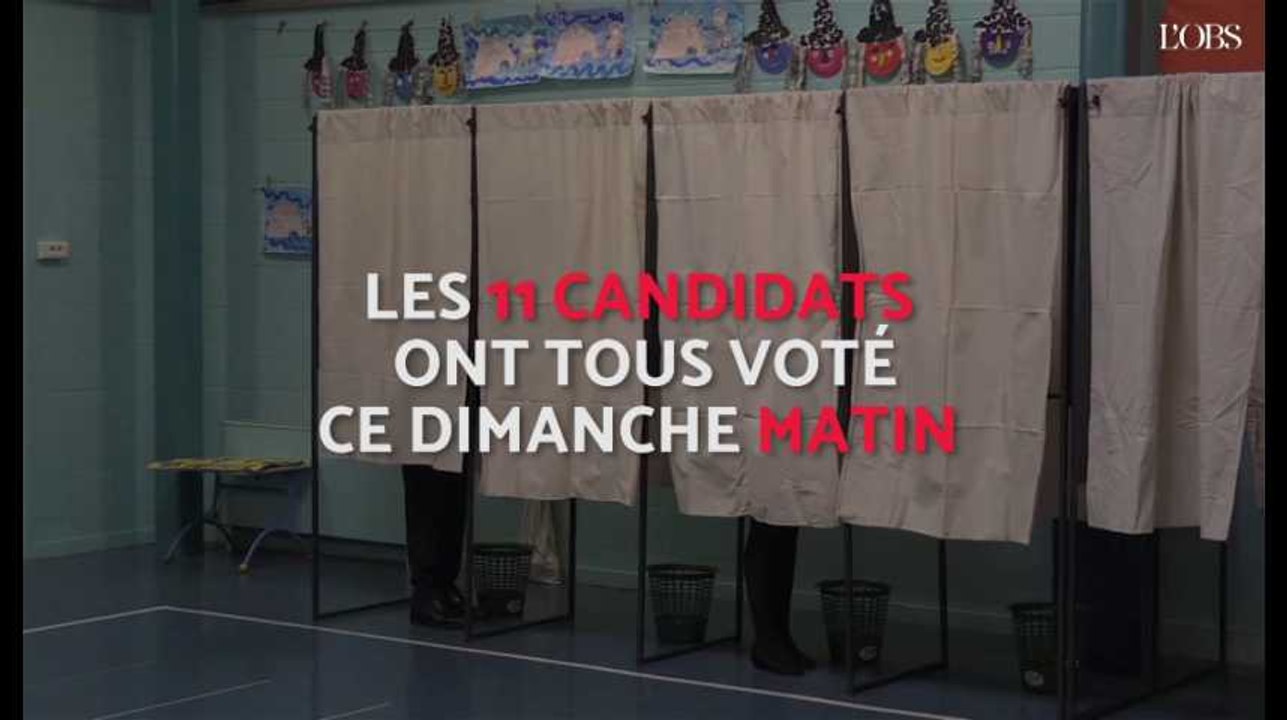 Les onze candidats ont voté