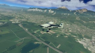Xplane11 idée de vol LFLE - LFLG par la Chartreuse