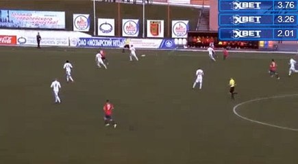 Nemanja Covic Goal HD - Slavia Mozyr 0-1 FC Minsk 23.042017