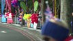 Spectators cheer on London Marathon runners