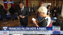 François Fillon a voté à Paris