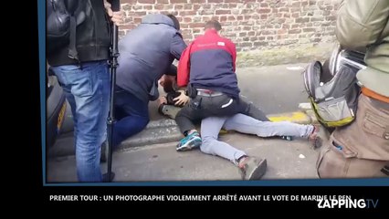 Marine Le Pen : Un photographe violemment interpellé pendant son vote à Hénin-Beaumont