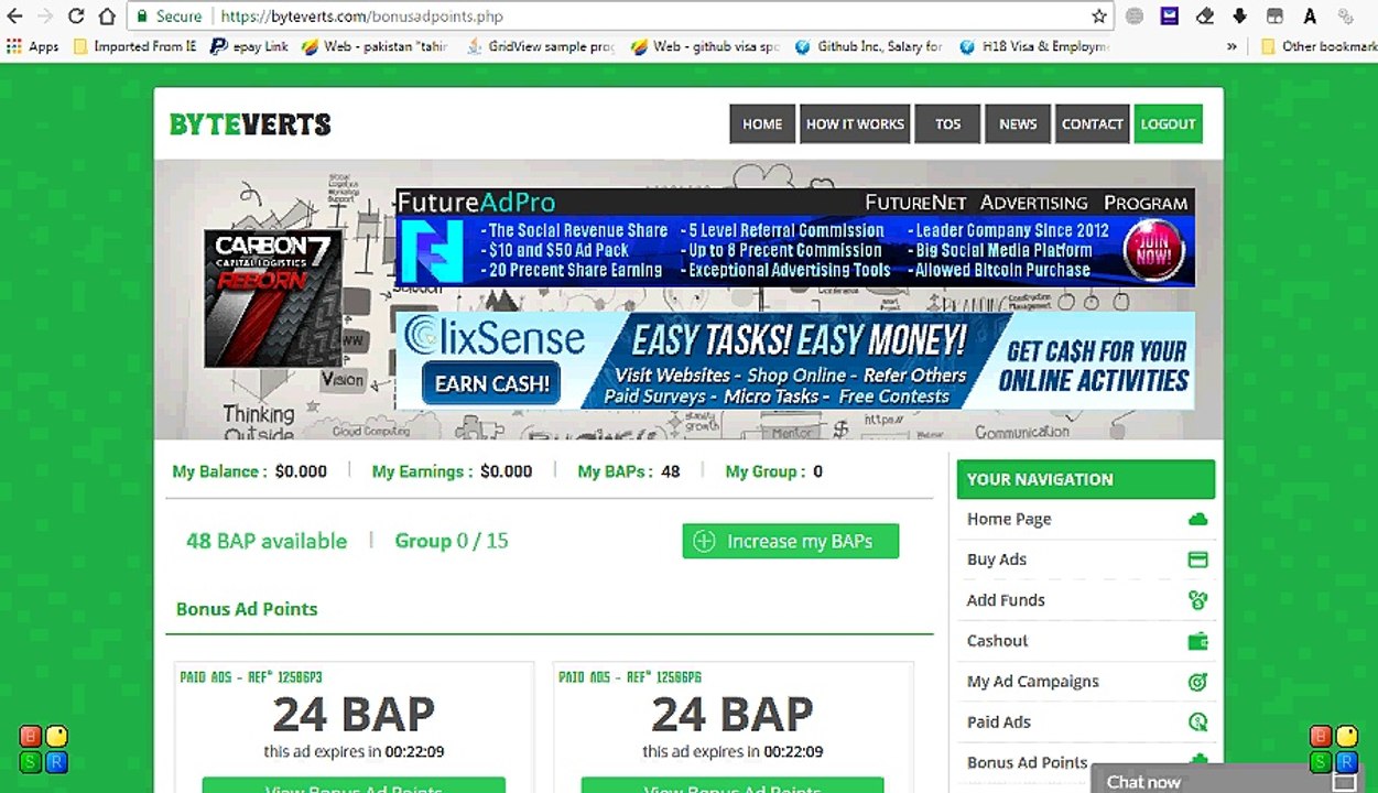 BSR type online ByteVert