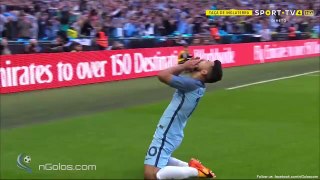 Aguero GOAL (0-1) Arsenal F.C. vs manchester city