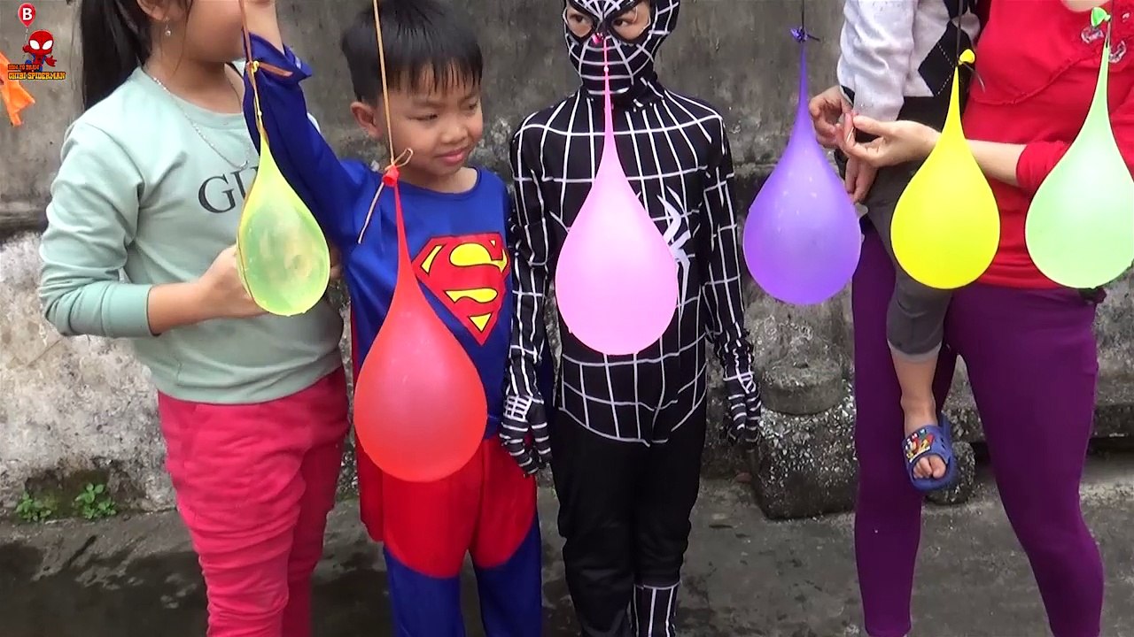 TOP Learn Colours Wet Balloons Compilation - 9 Minutes Balloon Finger Nursery Rhymes Collection