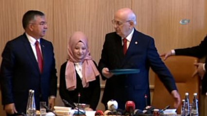 TBMM Başkanı İsmail Kahraman Çocukları Kabul Etti