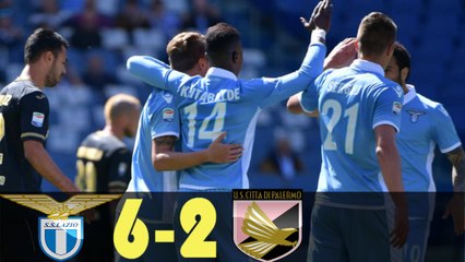 Lazio vs Palermo 6 - 2 Highlights Seria A 23.04.217 HD