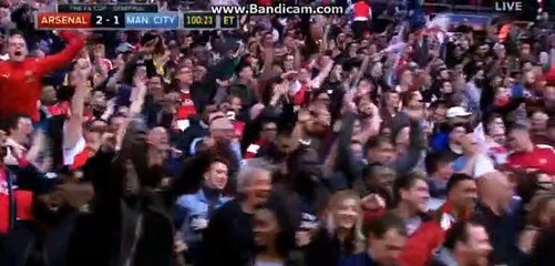 Sanchez   Goal   HD Arsenal 2-1 Manchster City 23-04-2017
