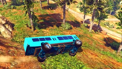 Monster Truck BUS Nursery Rhymes for Children Super Cars songs Spiderman 2
