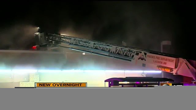 Abandoned gas station catches fire near 7th Ave and Hatcher Road
