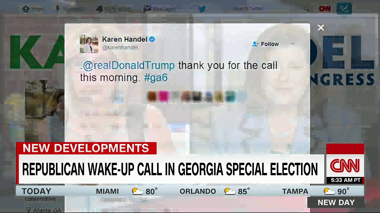 CNN to Karen Handel: Isn’t this still a referendum on Trump???