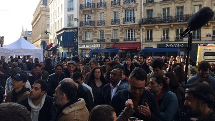 Présidentielle : Ambiance devant le QG de Jean-Luc Mélenchon