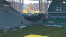 Fans interrupt behind-closed-doors game in Saint-Etienne