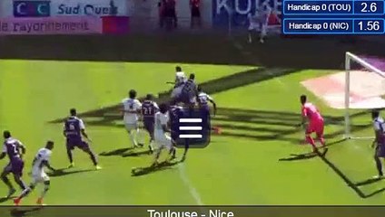 Buts Toulouse 1-1 NiceValentin Eysseric Goal HD -  23.04.2017