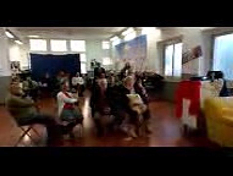 Réaction au QG du FN à Carpentras à 20h, 1er tour dela présidentielle 2017