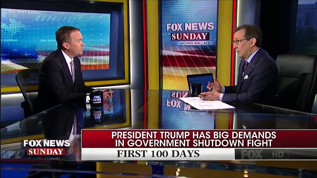 Trump budget chief Border wall will ‘protect millions of low income Americans’ who lose Obamacare