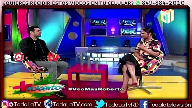 ¿Evelina Garcia la televisión te saco o tu saliste de la televisión? Robertico-Más Roberto-Video