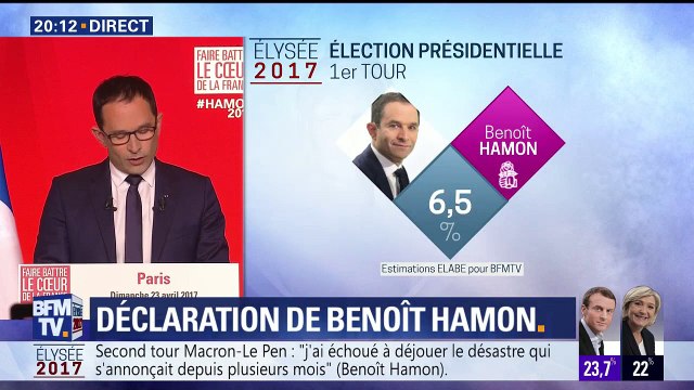 Hamon : J’appelle à battre l’extrême droite en votant pour Emmanuel Macron