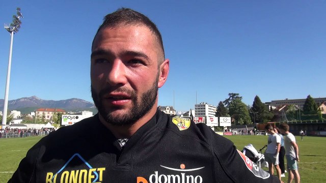 Rugby Fédérale 1 - Steeve Blanc-Mappaz réagit après Chambéry - US Bressane