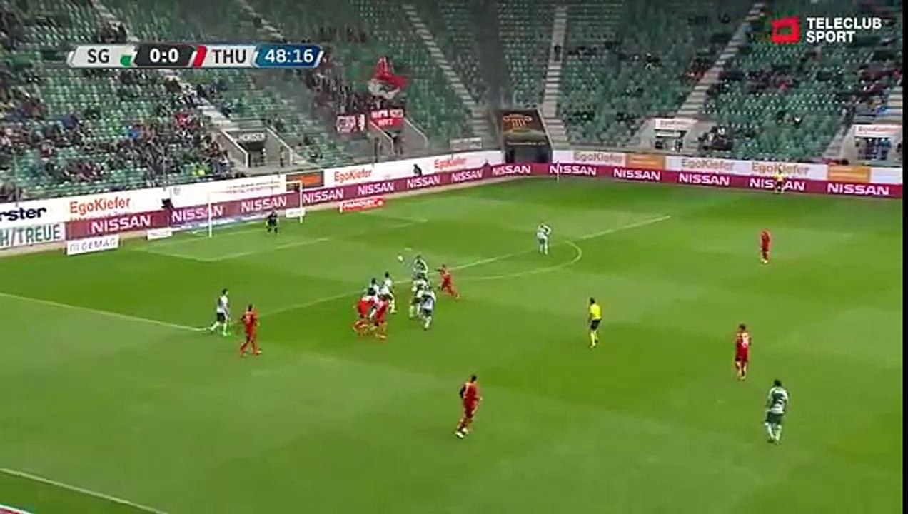 St. Gallen 0:1 FC Thun  (Swiss Super League 22.April )