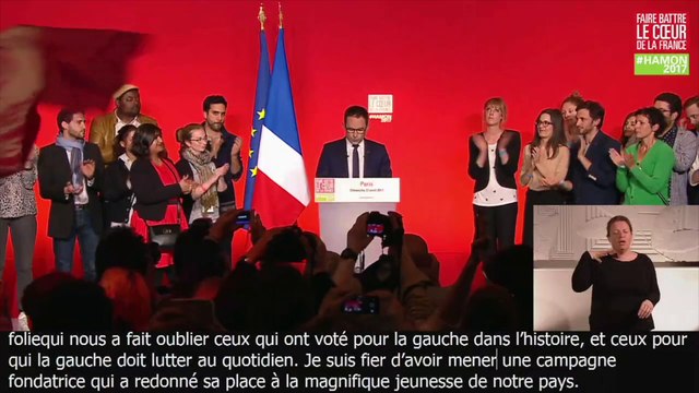 Le discours de Benoît Hamon