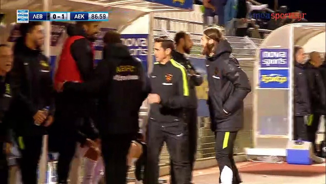 Το γκολ του Σέρχιο Αραούχο - Λεβαδειακός 0-1 ΑΕΚ – 23.04.2017