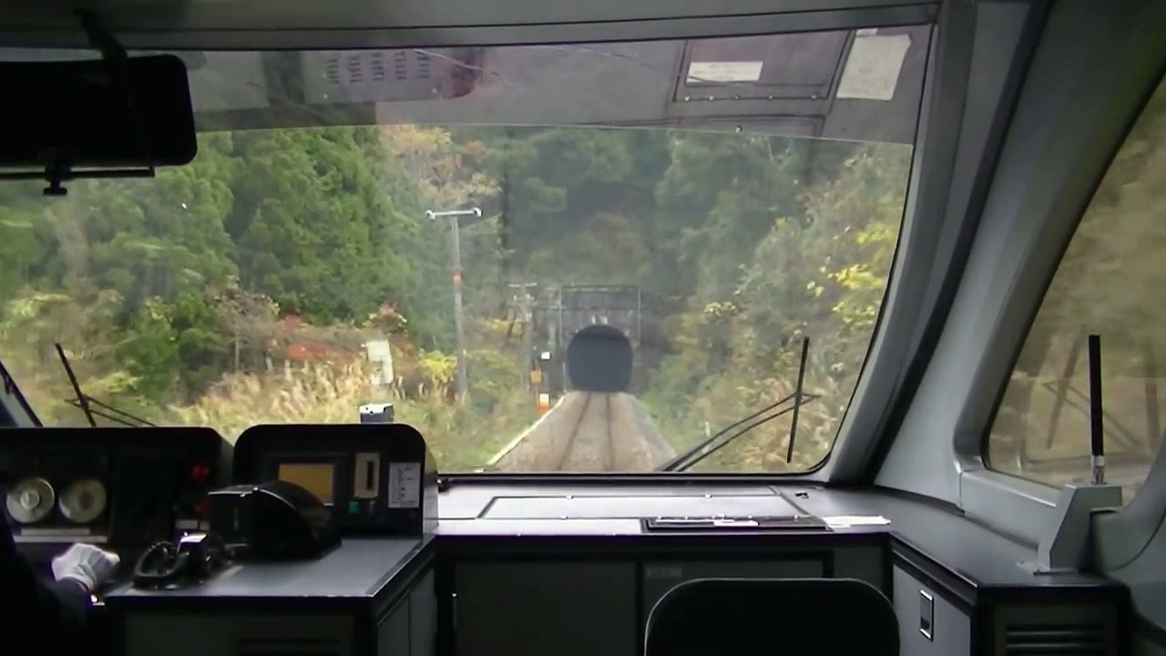 前面展望 智頭急行 特急 スーパーはくと HOT7000系 倉吉→京都 2016 12 10 part 1/4