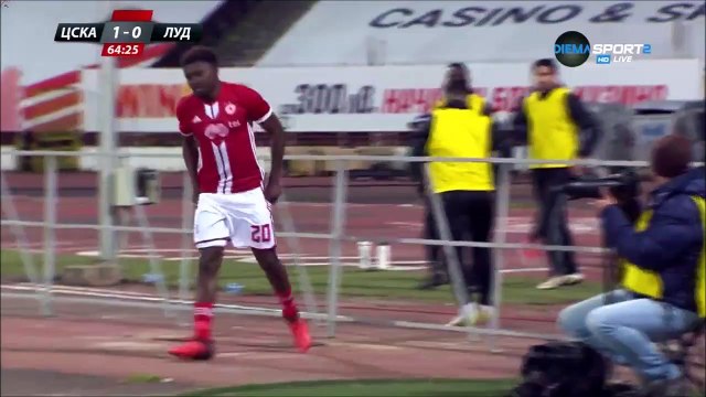 1-0 Petrus Boumal Penalty Goal Bulgaria A Grupa Championship Round - 23.04.2017 CSKA Sofia 1-0 Ludogorets