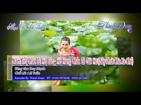 [Karaoke] Xăm Trổ Chắc Gì Là Hổ Báo ( Giây Phút Chia Xa Chế) - Lê Tuấn By Thành Được