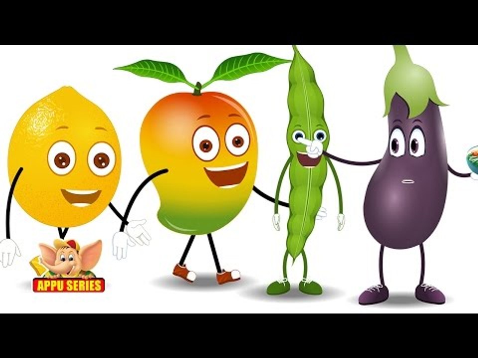 Lets Learn Fruits & Vegetables - Preschool Learning