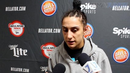 Download Video: Emily Ducote not thrilled with Bellator 181 win, not worried about Valerie Letourneau