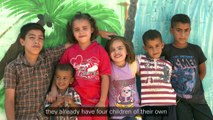 Keeley Hawes meets Syrian families in Jordan who fled violence